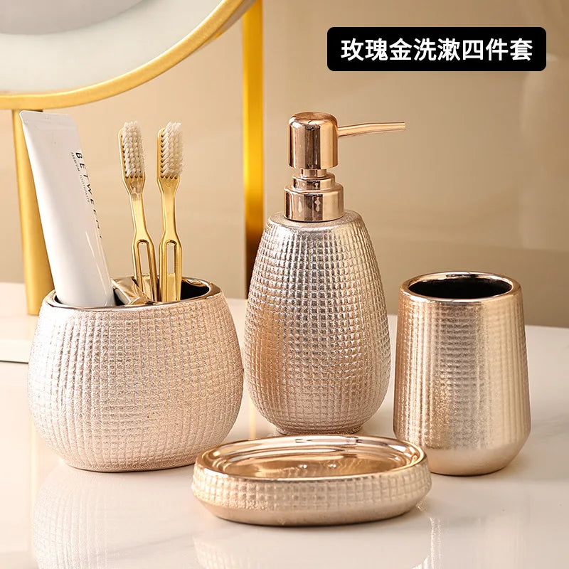 ensemble d'accessoires en céramique pour salle de bain hôtels - vue 11 sur 11