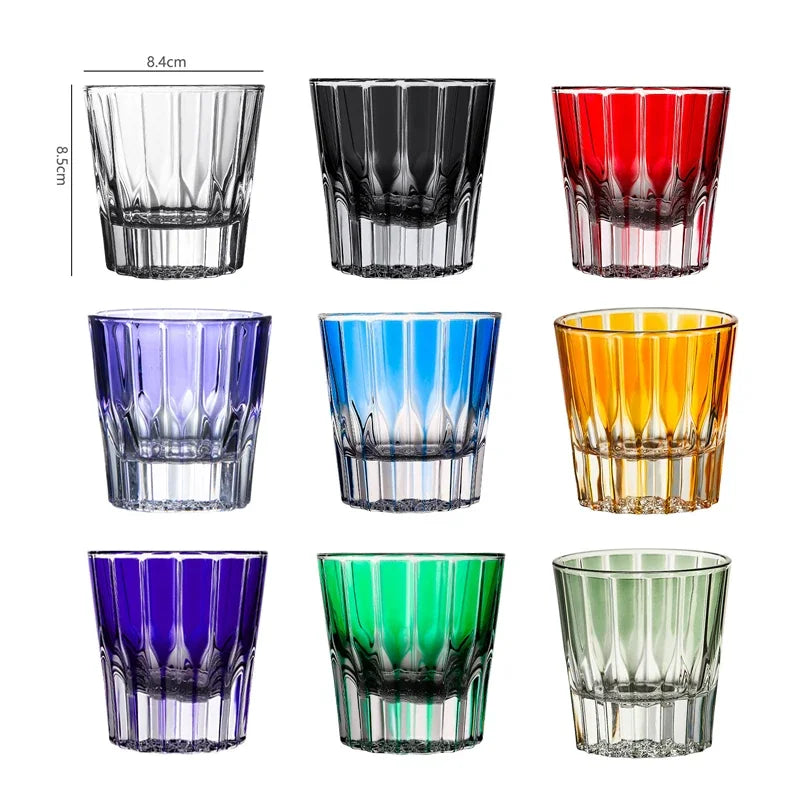 Verre whisky cocktail stries verticales design cristal 200ml - vue 7 sur 15