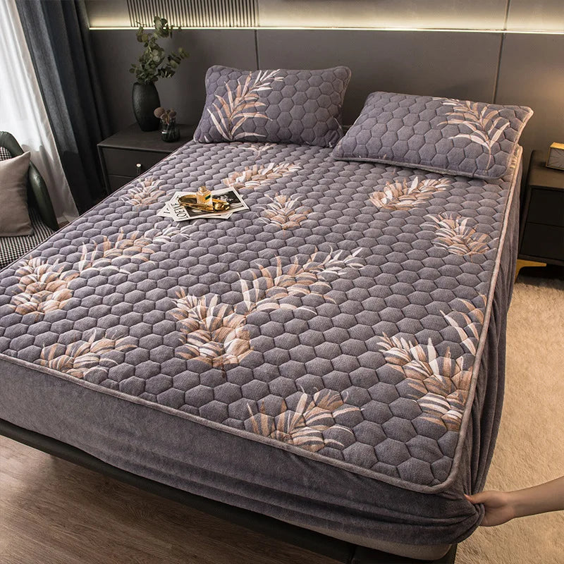 drap matelassé housse de protection en velours épais antidérapante