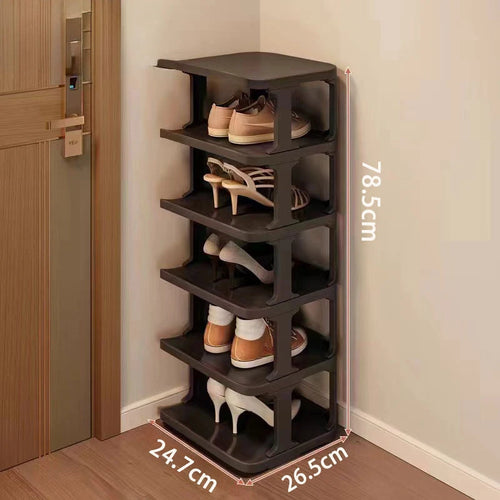étagère à chaussures simple gain de place pratique et moderne - vue 8 sur 9