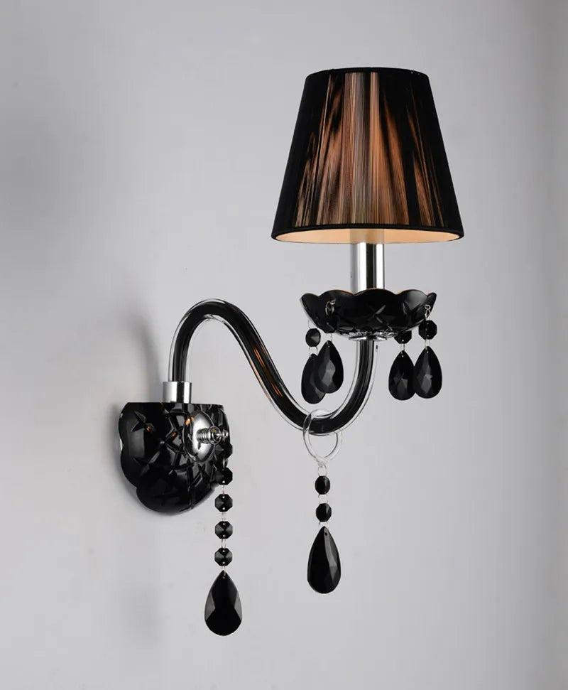 applique murale antique en cristal pour intérieur design élégant