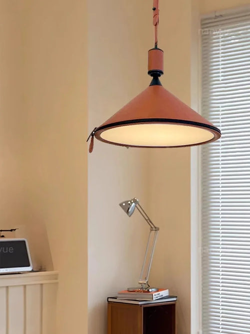 suspension minimaliste moderne en cuir de luxe - vue 5 sur 18