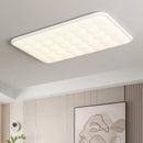 plafonnier moderne simple style crème bulle protection des yeux