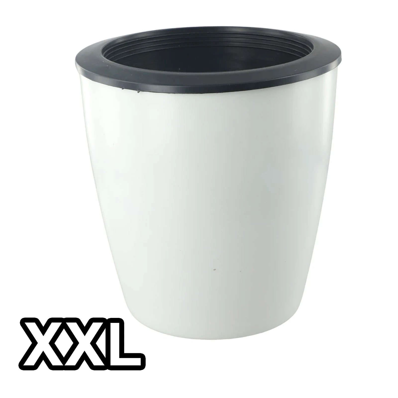 pot de fleurs automatique en plastique effet porcelaine