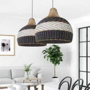 suspension en osier japonais tissée à la main pour décoration intérieure