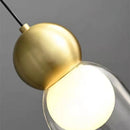 lampe suspendue en verre moderne pour décoration intérieure réglable
