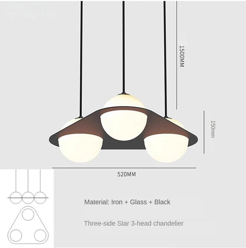 suspension géométrique minimaliste pour espaces commerciaux modernes - vue 11 sur 11