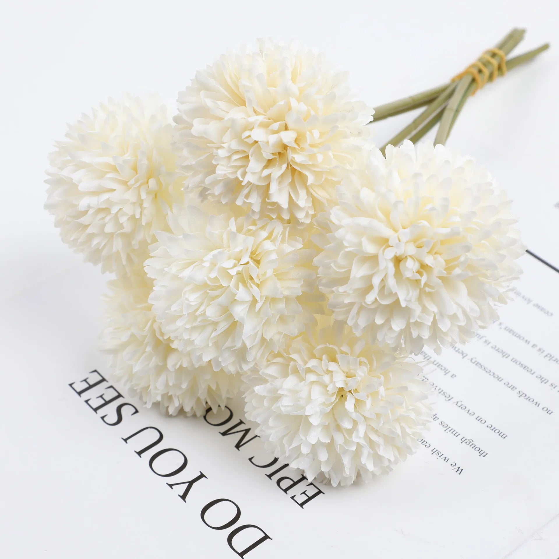 boule de chrysanthème artificielle pour décoration de mariage et fête - vue 11 sur 12