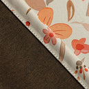 Rideau occultant motif floral moderne pour salon chambre