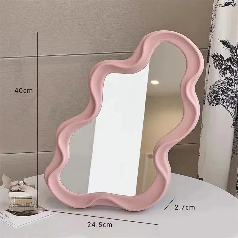 miroir vertical nuage pour bureau dortoir salle de bain décoration - vue 8 sur 12