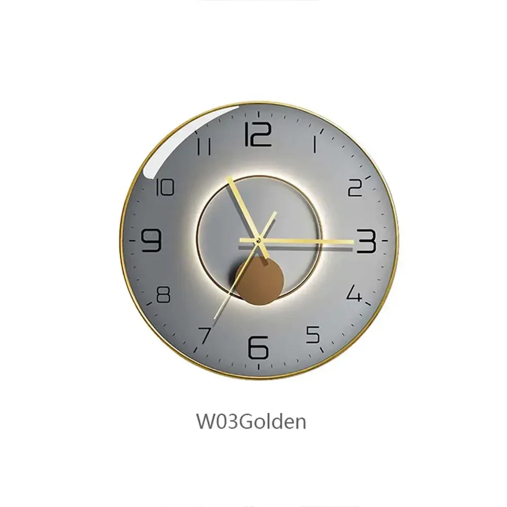horloge murale en verre design moderne créatif pour décoration intérieure - vue 12 sur 18