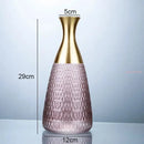 vase en verre décoratif pour arrangements floraux modernes