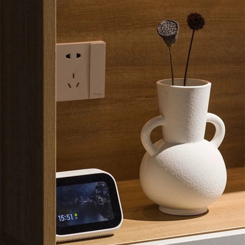 vases en céramique nordiques pour décoration florale élégante - vue 6 sur 7