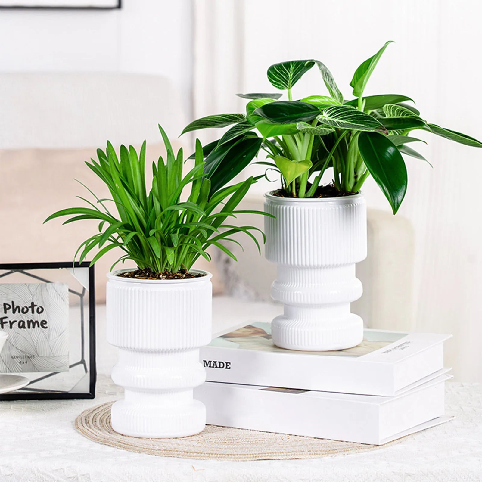 pot de fleurs hydroponique avec arrosage automatique décoration jardin - vue 5 sur 15
