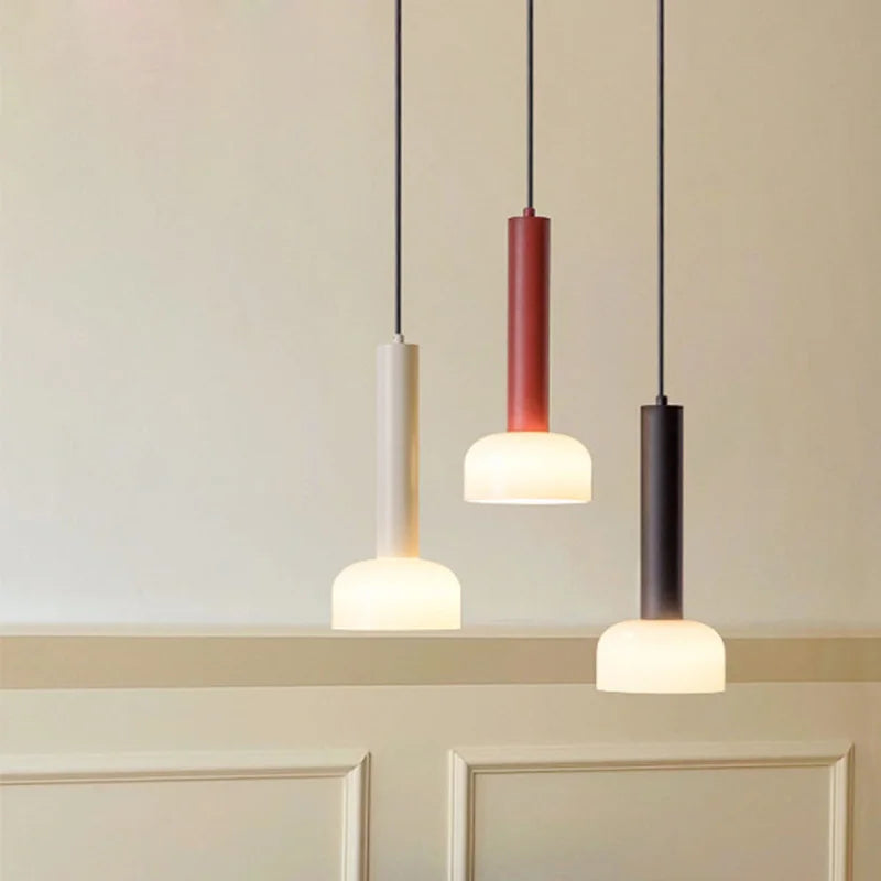 suspension italienne minimaliste design multicolore pour bar et salon