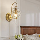 applique murale rétro en cristal pour décoration intérieure élégante