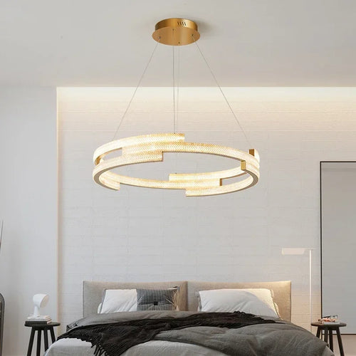 suspension moderne en led pour décoration intérieure élégante