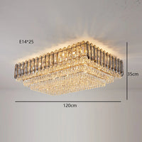 plafonnier led en cristal de luxe éclairage post-moderne nouvelle collection