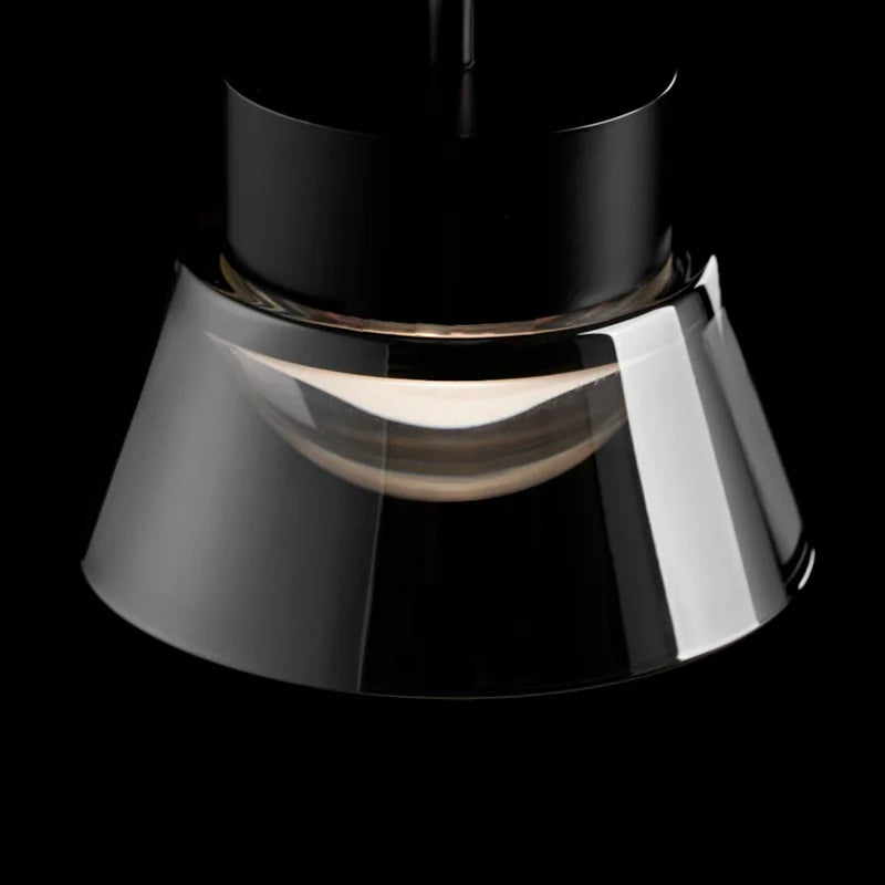 suspension moderne en verre pour intérieur design minimaliste - vue 6 sur 8
