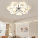 plafonnier moderne style citrouille luxe cristal 2024 pour toute la maison