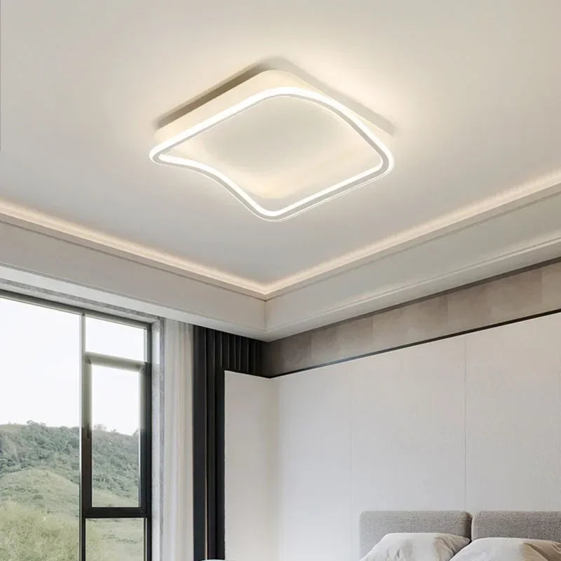 plafonnier led moderne pour décoration intérieure élégante et simple - vue 4 sur 12