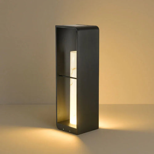 lampe solaire LED de luxe pour jardin extérieur étanche en marbre