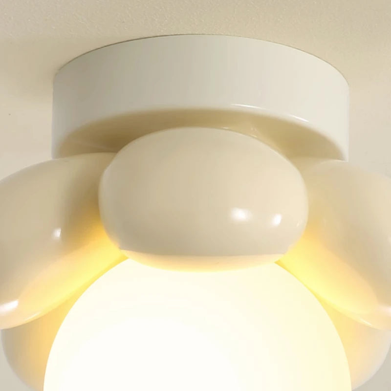 lustre suspension moderne en forme de fleur pour restaurant - vue 6 sur 7