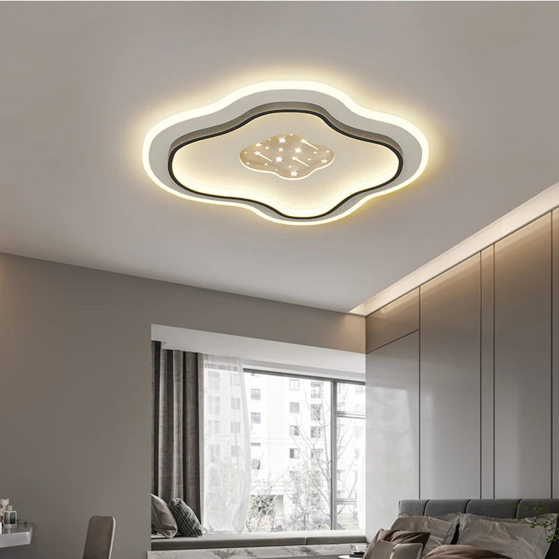 Plafond moderne à LEDs lampe pour chambre cuisine étude éclairage salon luminosité réglable Led plafonnier luminaire - vue 7 sur 16