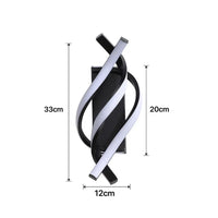applique murale led spiral 3000k salon