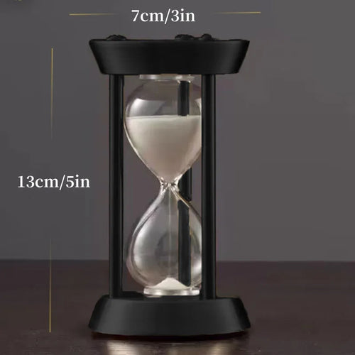 sablier rétro métal classique pour décoration et alarme