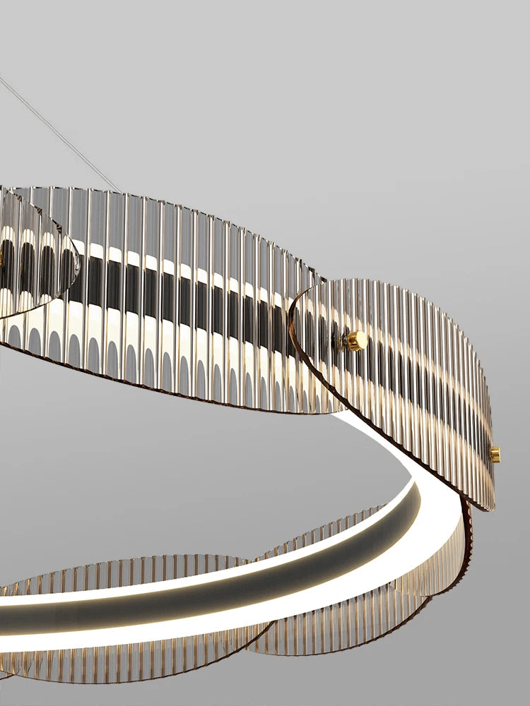 lustre moderne design pour salon et restaurant suspension - vue 5 sur 12