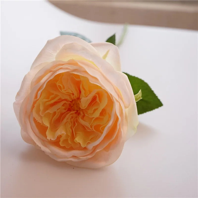 fleurs artificielles rose real touch pour décoration et cadeau - vue 8 sur 11