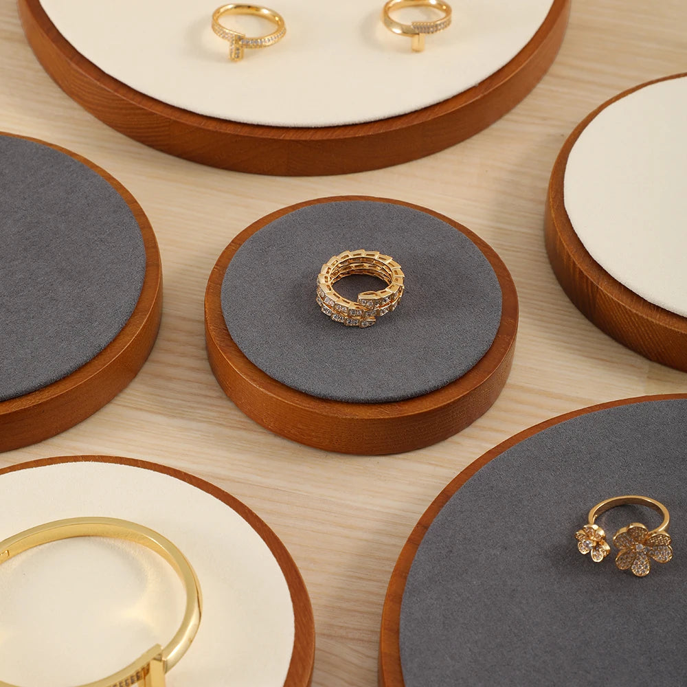 présentoir à bijoux en bois pour boucles d'oreilles et bracelets - vue 11 sur 12