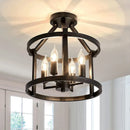 Rétro américain Vintage lustre plafonnier ferme salon salle à manger porche lampe cuisine lampe de table E14 plafonnier