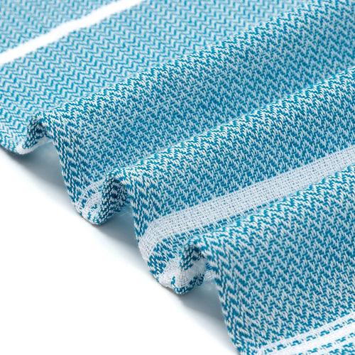 serviette de plage turque coton rayures franges rapide