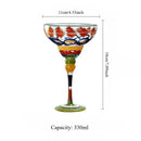 Verre cocktail fait main design artistique 330 ml