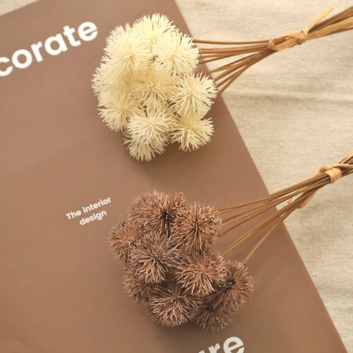 lot de 12 boules de pissenlit artificielles pour décoration et cadeaux - vue 3 sur 8