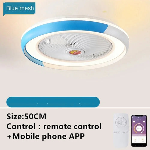 ventilateur de plafond intelligent bluetooth avec lumière télécommande - vue 11 sur 16