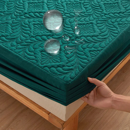 protège-matelas imperméable respirant anti-acariens antibactérien
