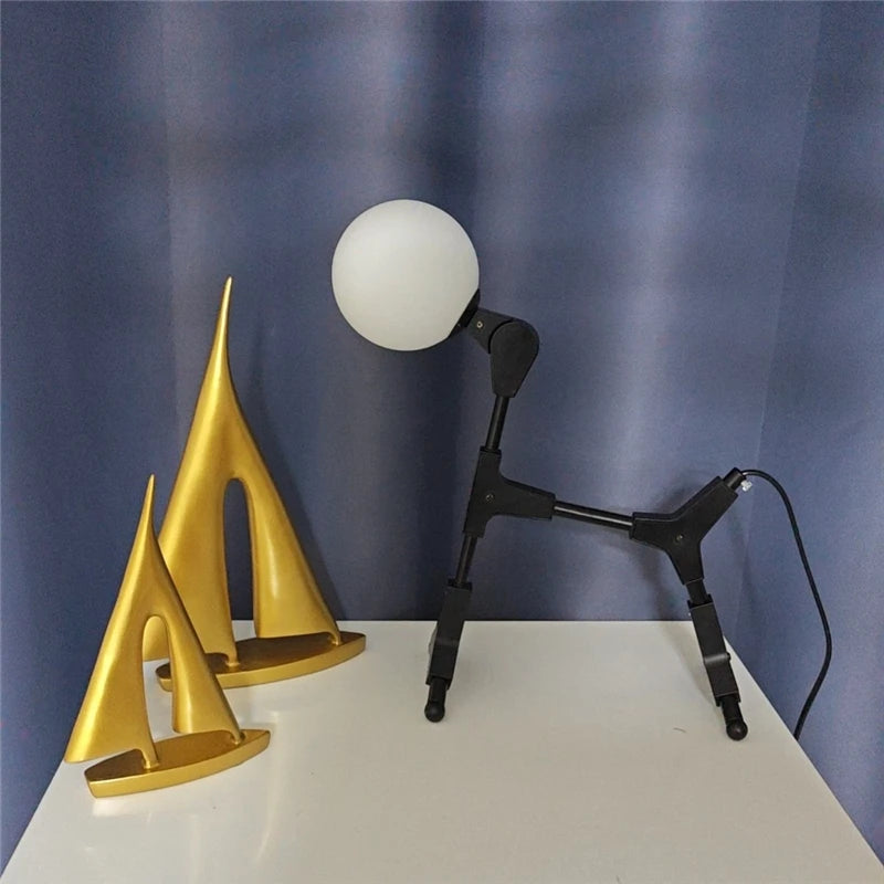 lampadaire moderne en fer design créatif pour décoration nordique - vue 3 sur 7