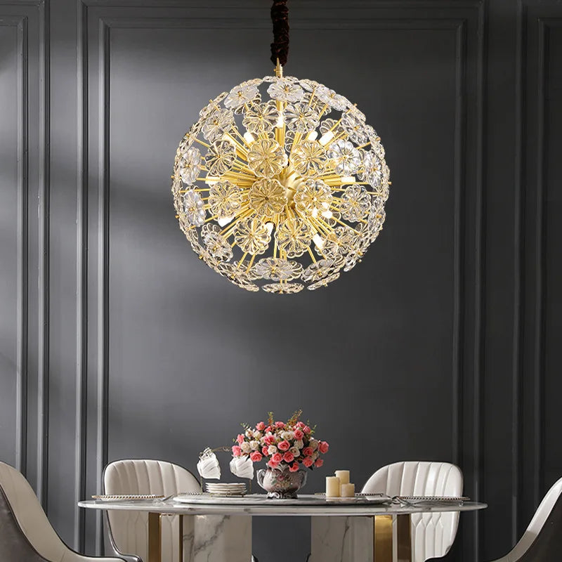 Suspension LED en cuivre - vue 3 sur 15