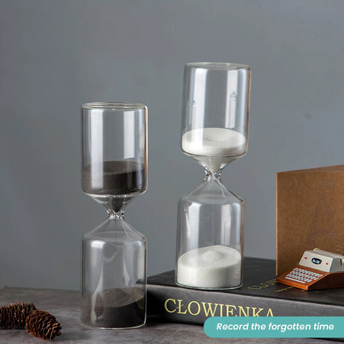 sablier en verre tendance pour une décoration intérieure moderne - vue 4 sur 27