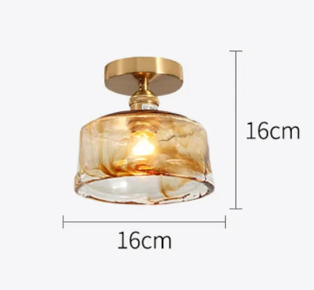 lustre en verre teinté pour un éclairage nordique élégant - vue 10 sur 10