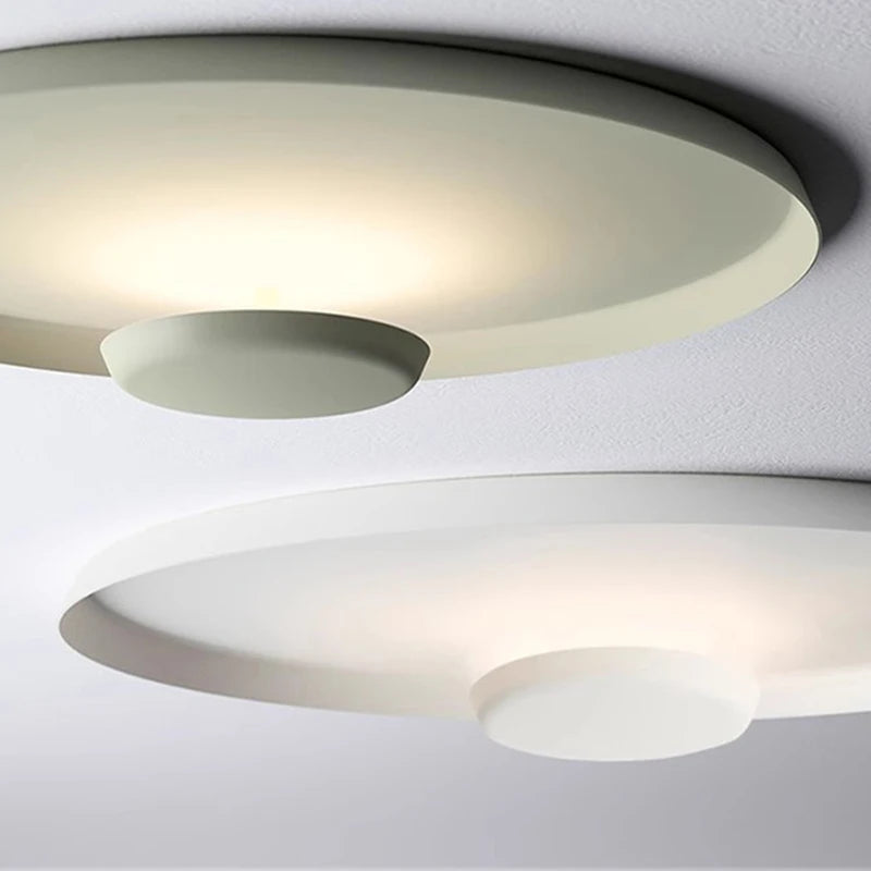 Designer Lamp Modern Round Ceiling Lamps Bedroom Ceiling Light White Red Green Living Room Atmosphere Wall Lights AC 220V 40cm - vue 6 sur 14