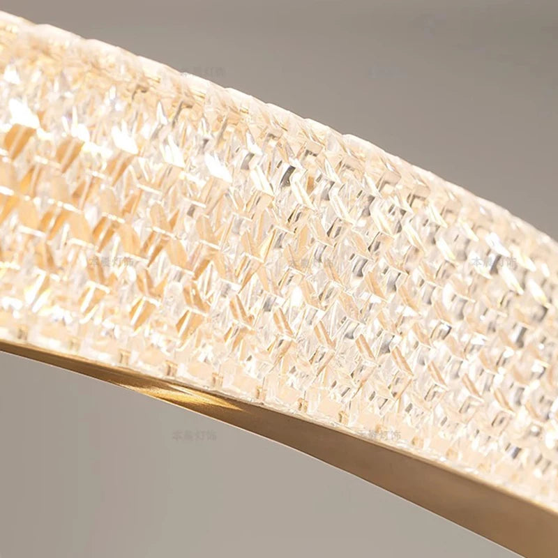 Lustre design moderne décoratif d'intérieur LED - vue 7 sur 7