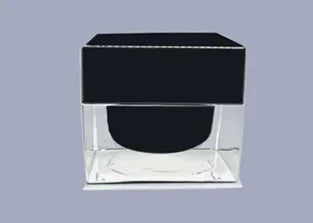 pot en acrylique carré rechargeable pour crème cosmétique - vue 18 sur 28