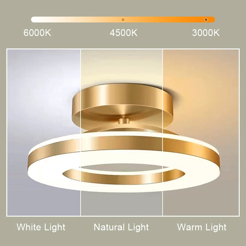 plafonnier moderne à leds pour décoration intérieure