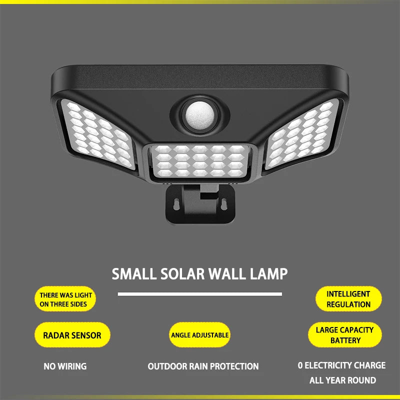 Applique murale extérieur cour jardin couloir Ip65 solaire Led étanche