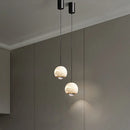 Suspension LED en marbre naturel espagnol