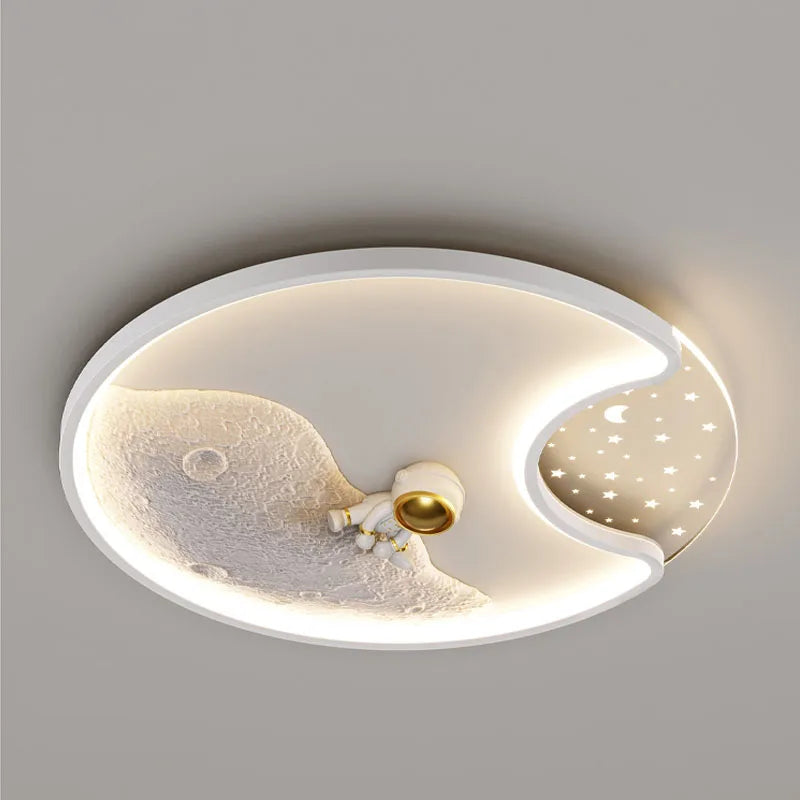 plafonnier led astronaute moderne pour chambre d'enfants - vue 3 sur 10